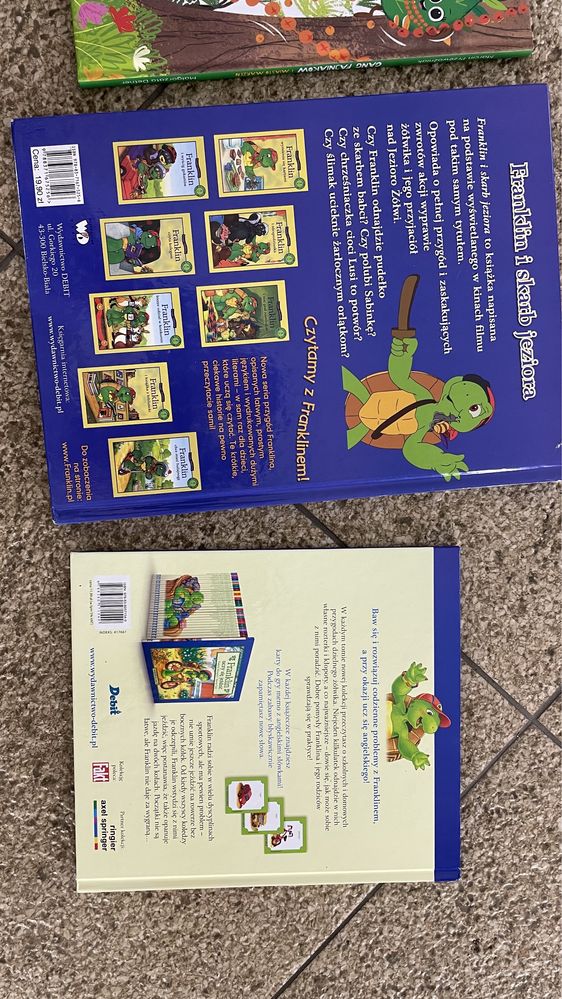 Komplet książek dla dzieci Franklin Gang Piotruś