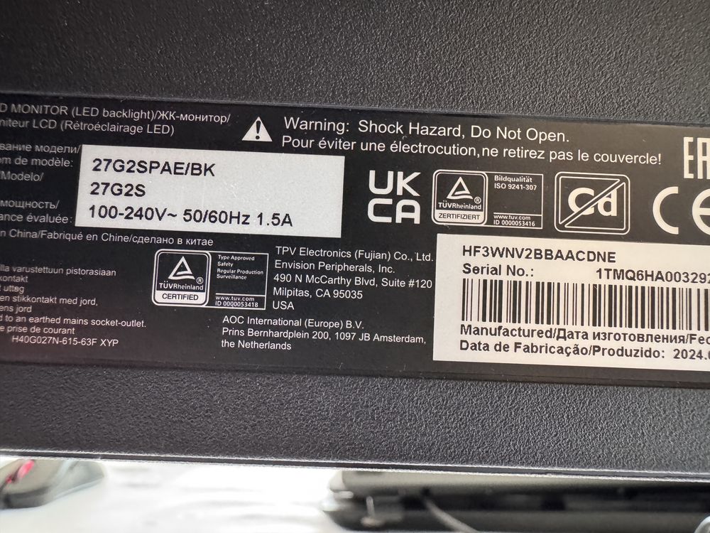 Komputer gamingowy i9 RTX2070 64GB RAM dysk 2.5Tb monitor 10850k aoc
