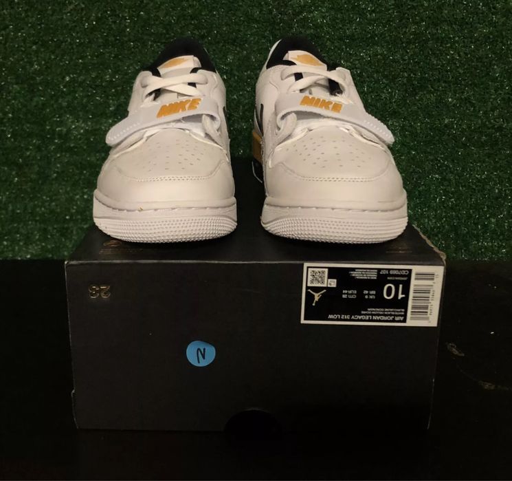 Air Jordan Legacy 312 Low White/Black-Yellow Orche