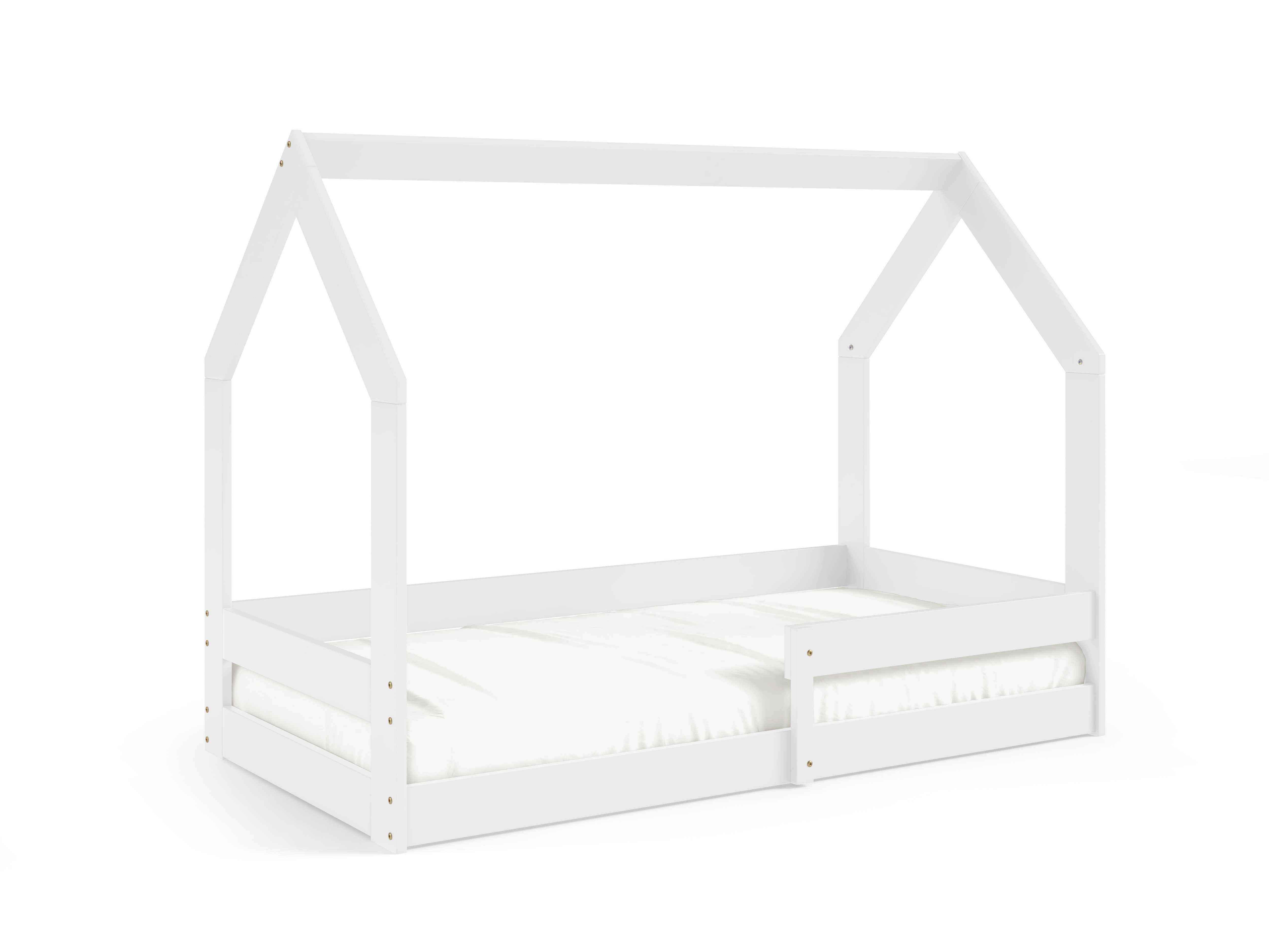 Łóżko dla dziecka w stylu domku CZARUŚ - pod materac 160x80