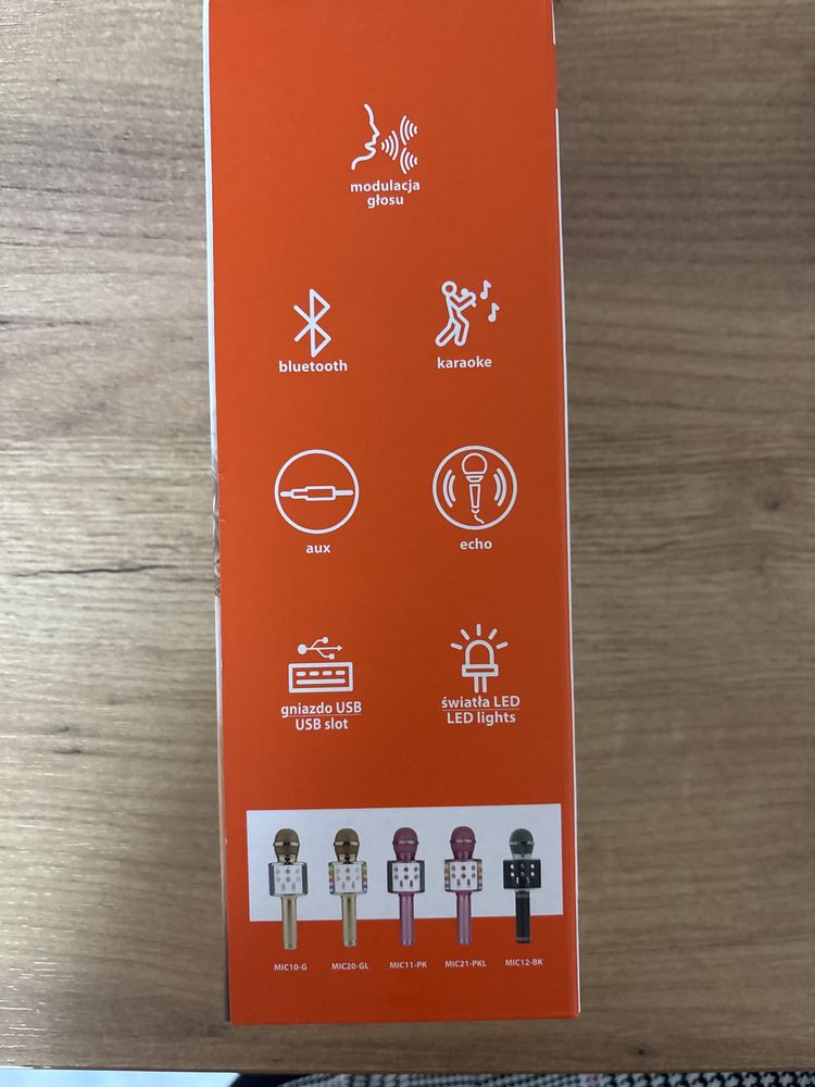 Sprzedam mikrofon bluetooth z glosnikiem Nowy!!!