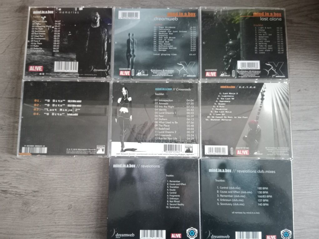 Mind in a box 8 płyt cd