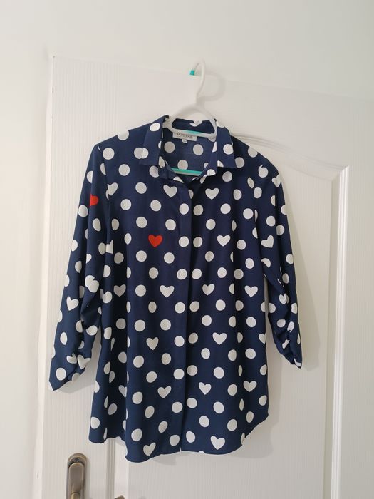 Granatowa koszula rozm L