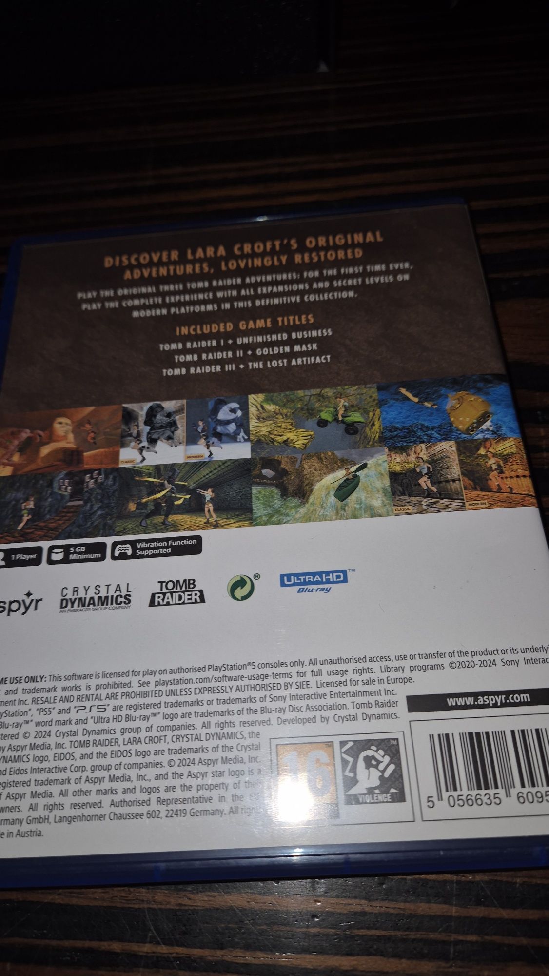Tomb Raider I-III Remastered ps5