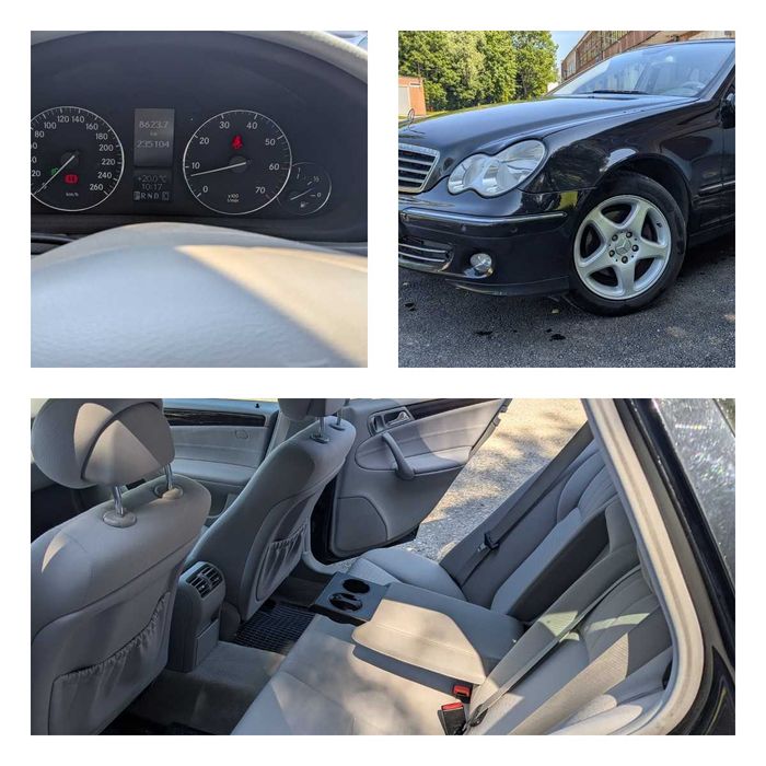 Mercedes W203 C180 Automat LPG 1.8 Kompressor 143 KM 235 tys. hak 2005