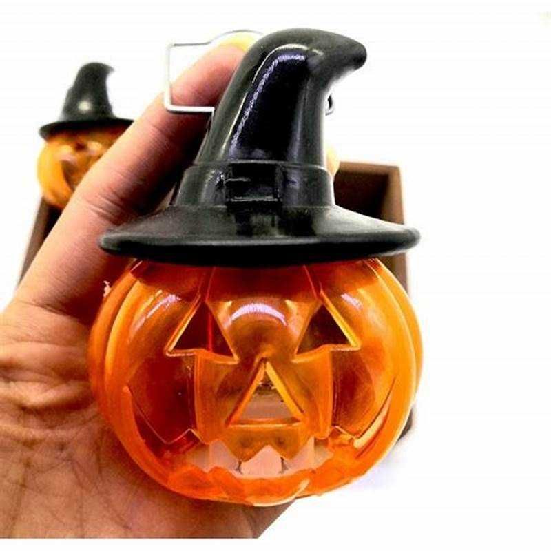 Świeca, świeczka UPIORNA, POTWORNA LED na baterie dynia Hallowen