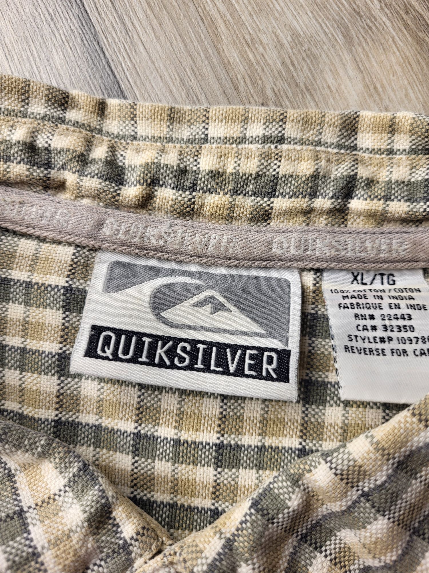 Рубашка сорочка в клітинку Quicksilver vintage