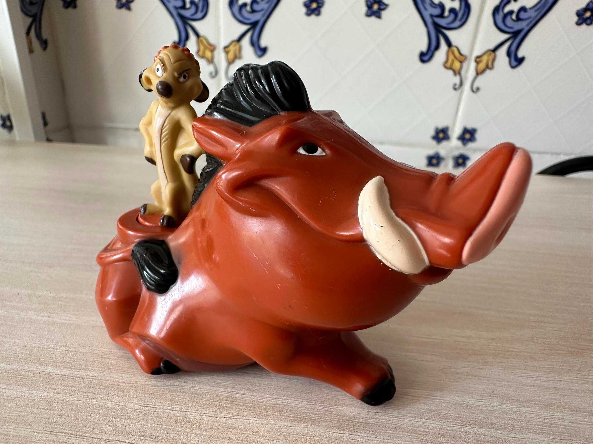 bonecos disney rei leao lion king timon pumba pvc livros bd McDonalds