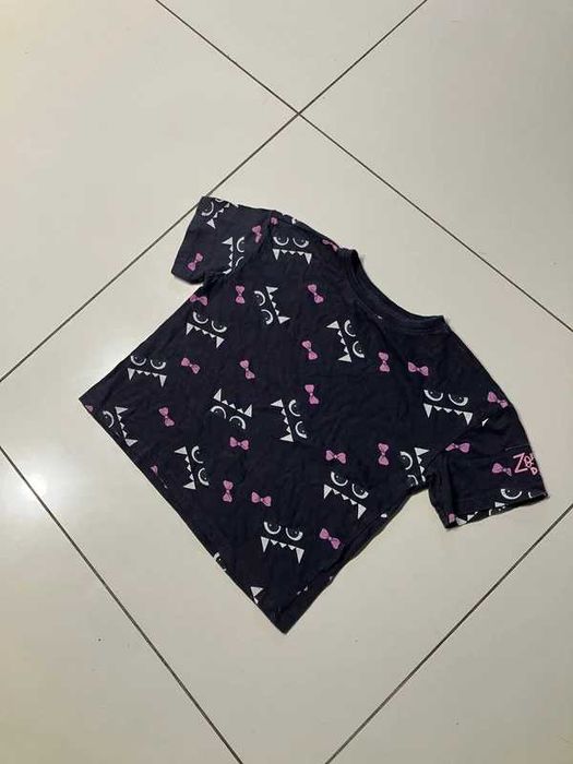 T-shirt Sinsay szary potworki 110 cm krótki rękaw