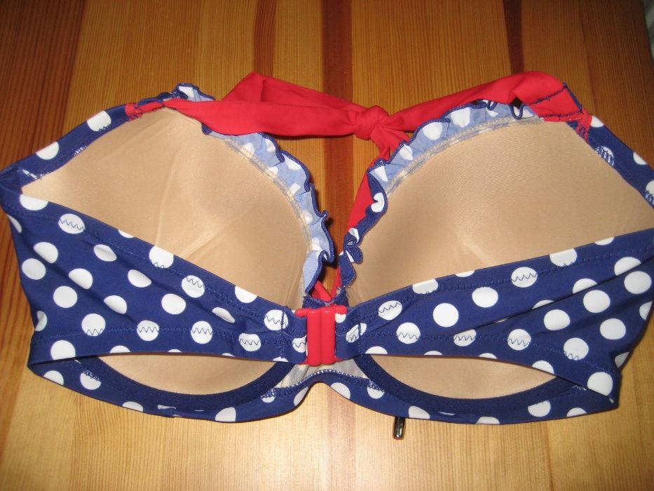 Pour Moi? góra stroju kąpielow stanik bikini 85F 85G 38F nowy fiszbiny