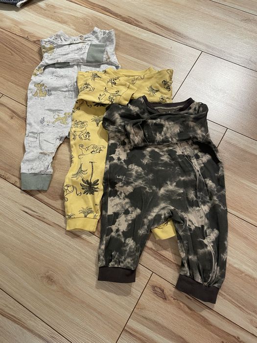 3x śpiochy/rampers na suwak rozmiar 62/68