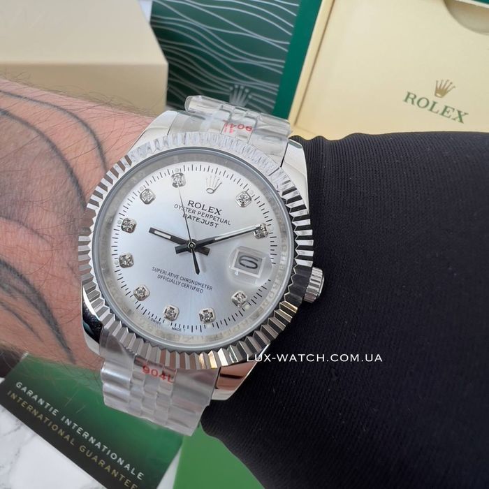 Часы Rolex DateJust Diamond Ролекс годинник