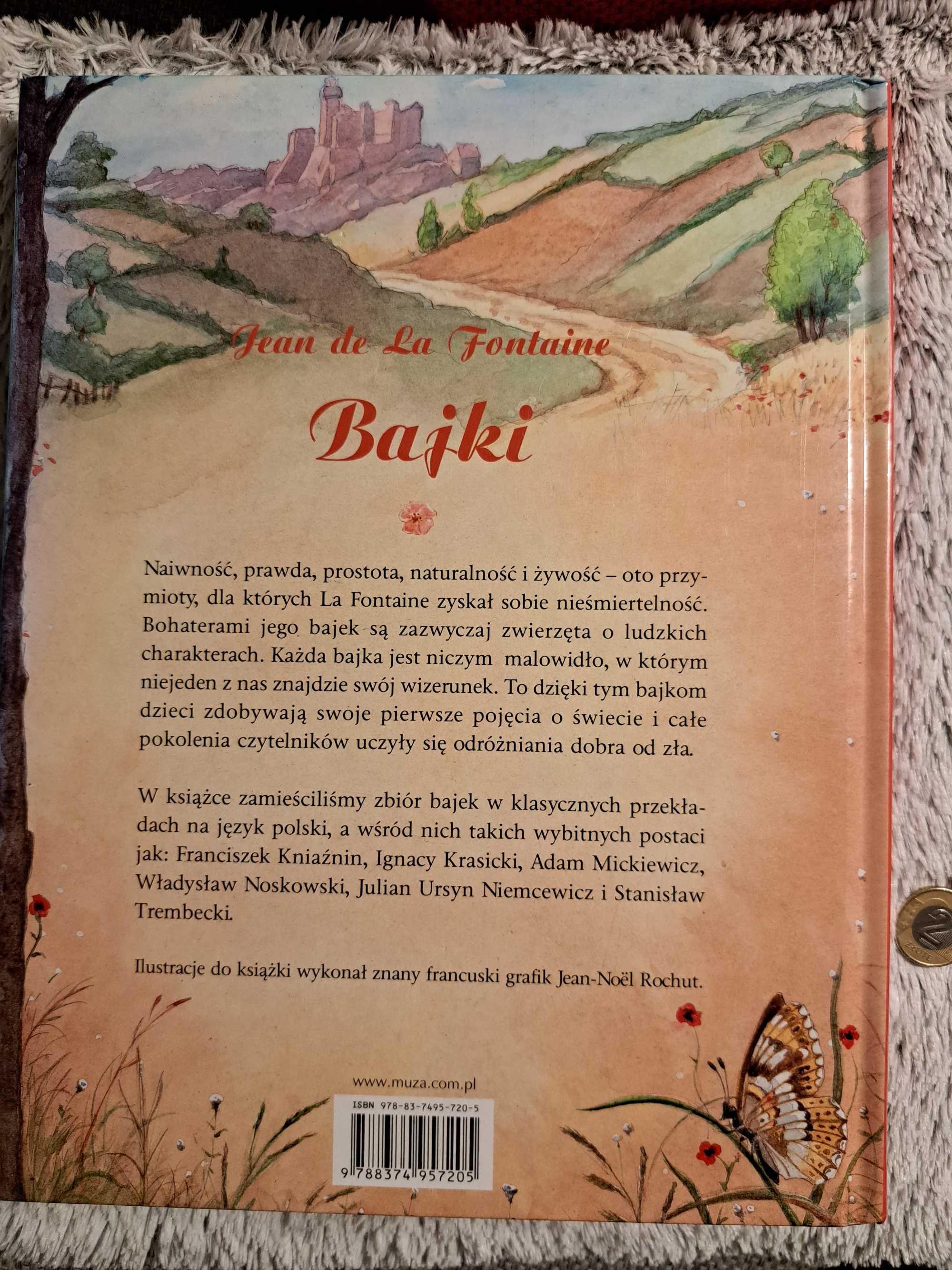 " Bajki " Jean de La Fontaine  wyd. Muza