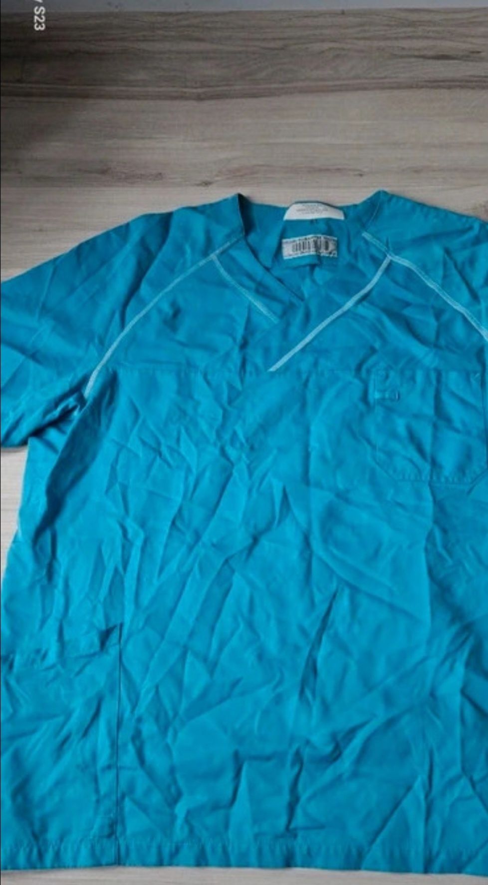 Niebieski fartuch Kitel uniform r. Xl/xxl miękki wygodny