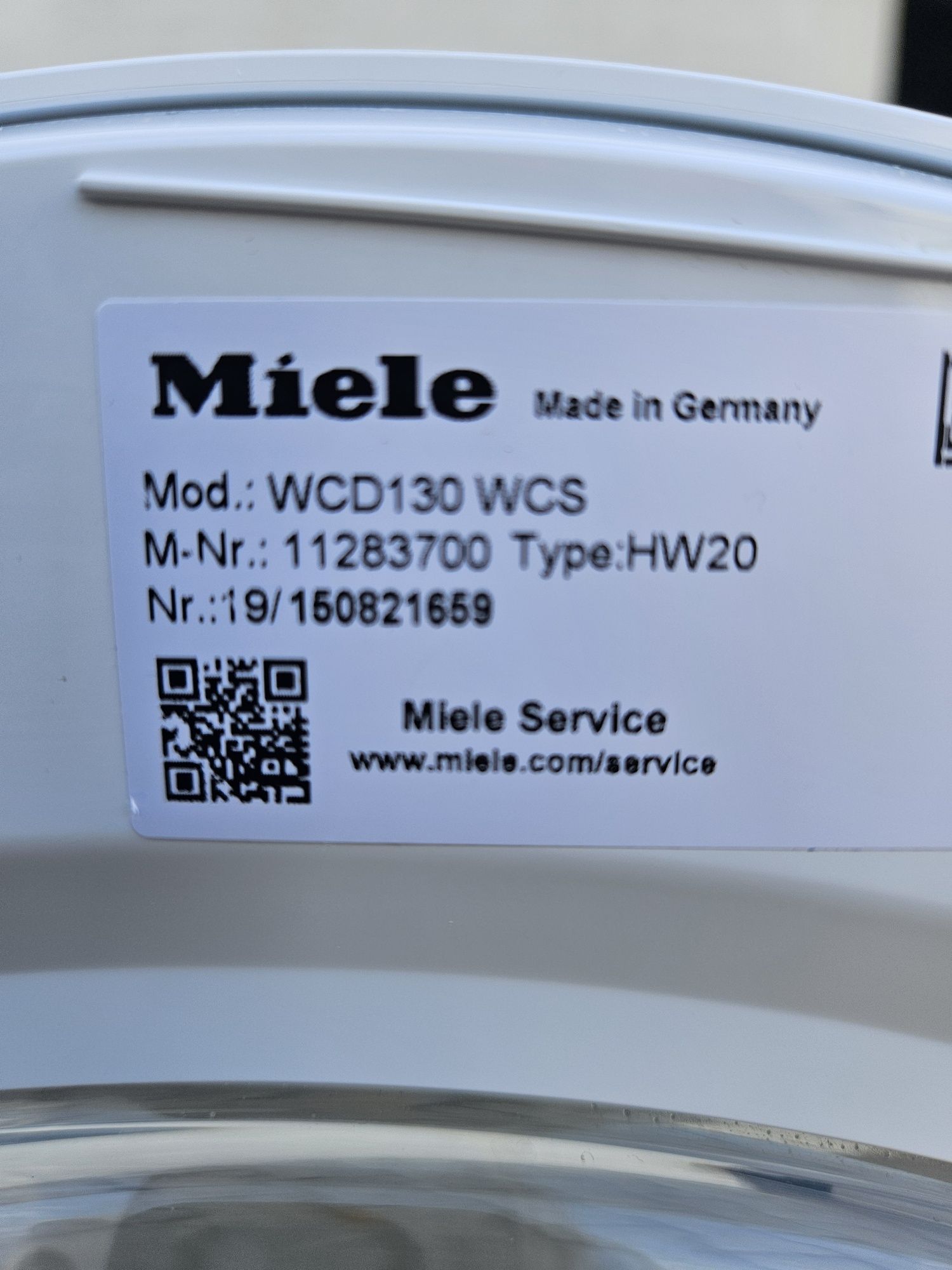 Miele WCD 130 WCS