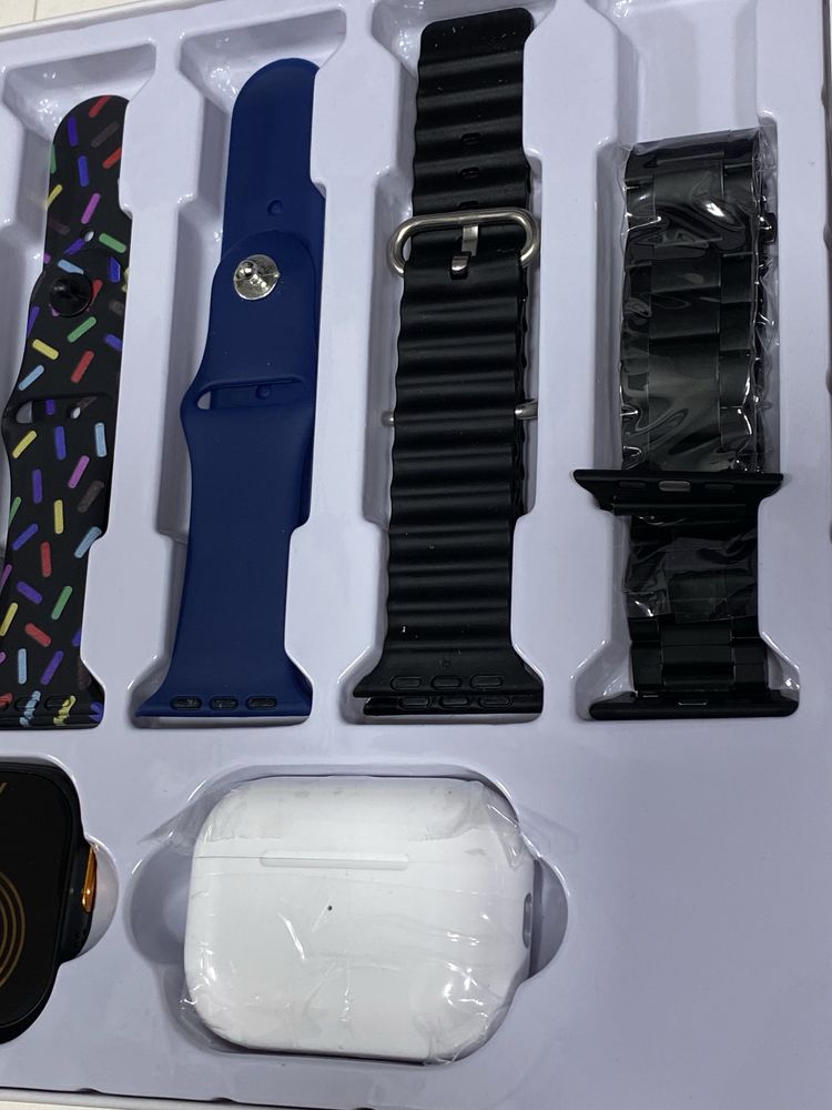 Набор часы I20 Ultra 2 Max Suit+Bluetooth наушники 5RD Generation