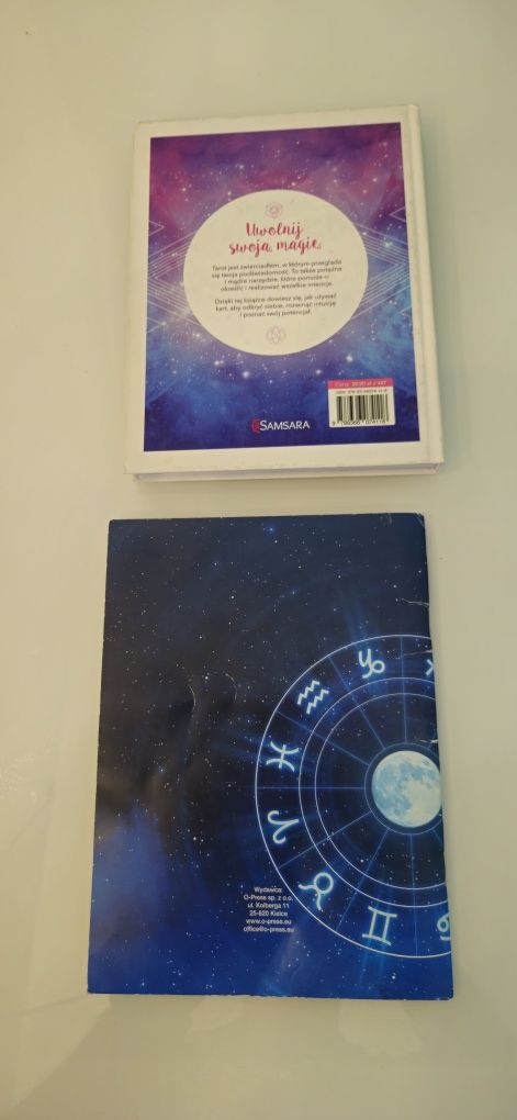 Zestaw książek tarota  Księga tarota i Tarot systemy wróżebne