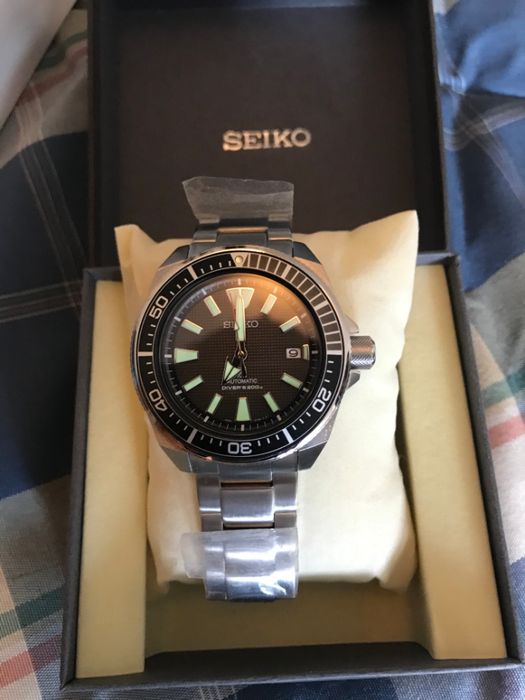 Relógio Seiko automático novo com etiquetas