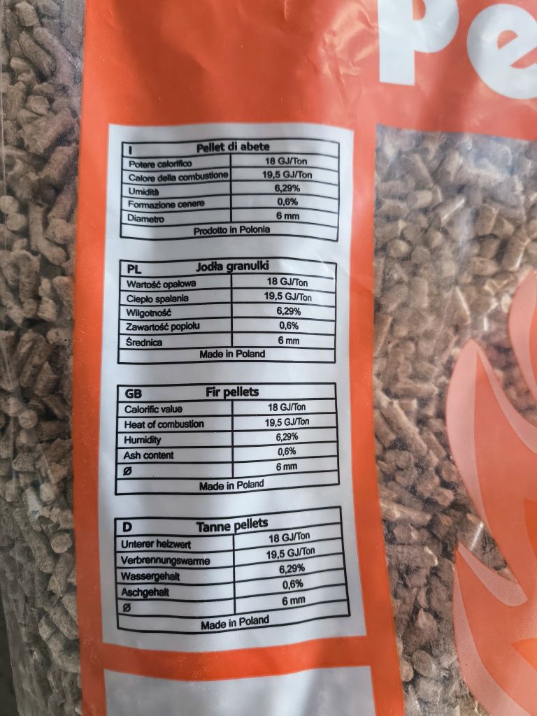Light Pellet Polski Pelet 6mm opał wyprodukowany w Polsce