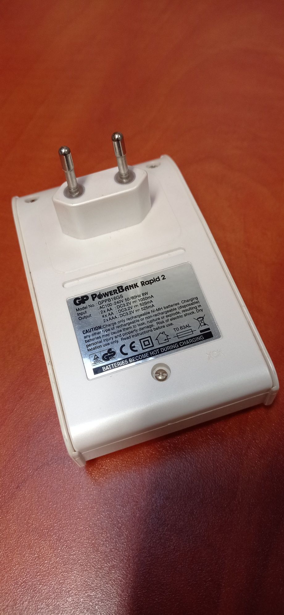 Ładowarka do akumulatorów: GP PowerBank Rapid 2 -AA AAA. Mod GPPB16GS