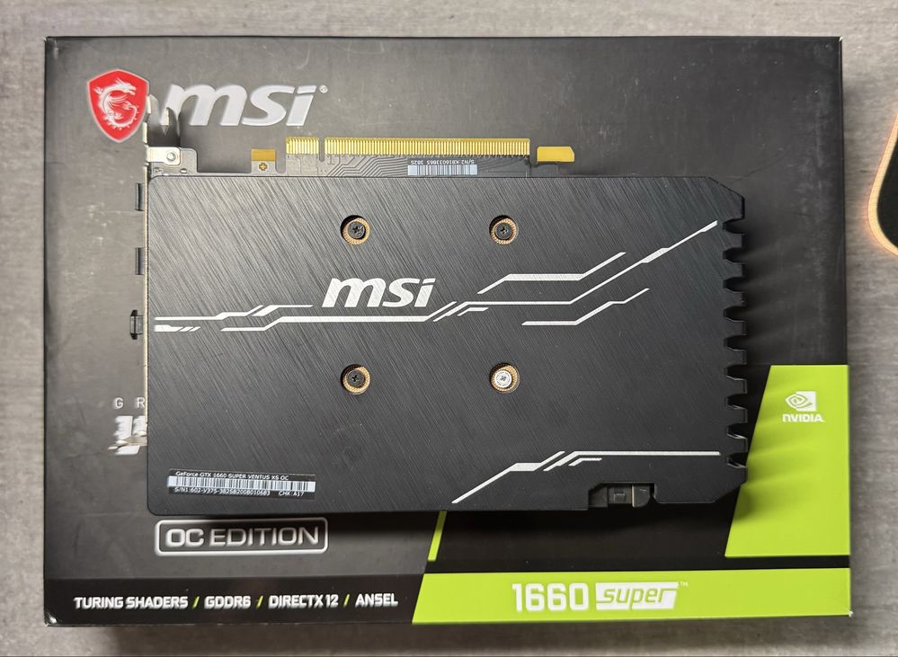 Видеокарта MSI GTX 1660 Super Ventus XS
