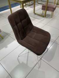 Стілець (стул) м'який тканина коричневий шоколадний Б У