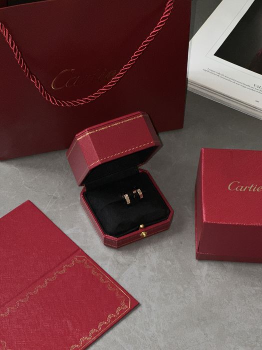 Сережки Cartier Love Hoop Earrings 18K Yellow Gold Classic