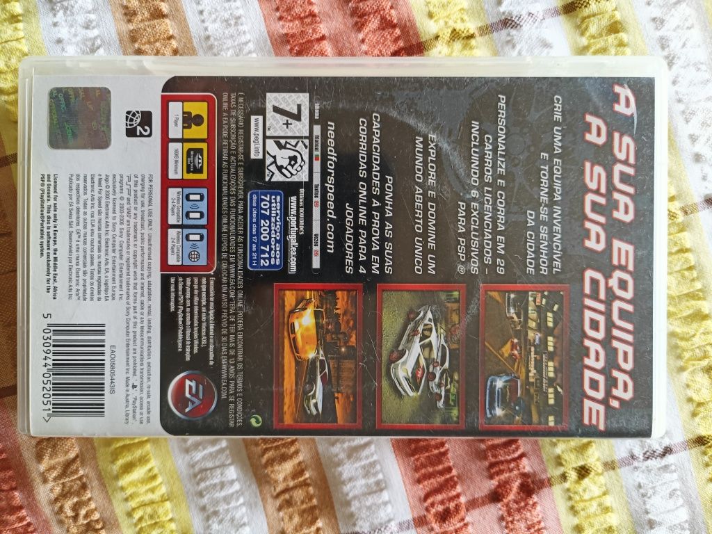 PSP Wipeout + Needforspeed