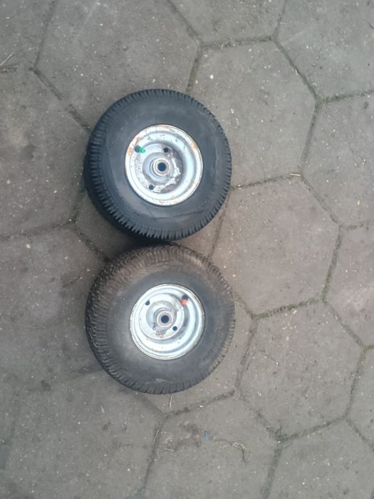 Kosiarka traktorek koła 15x6.00-6 przyczepka Husqvarna partner rally