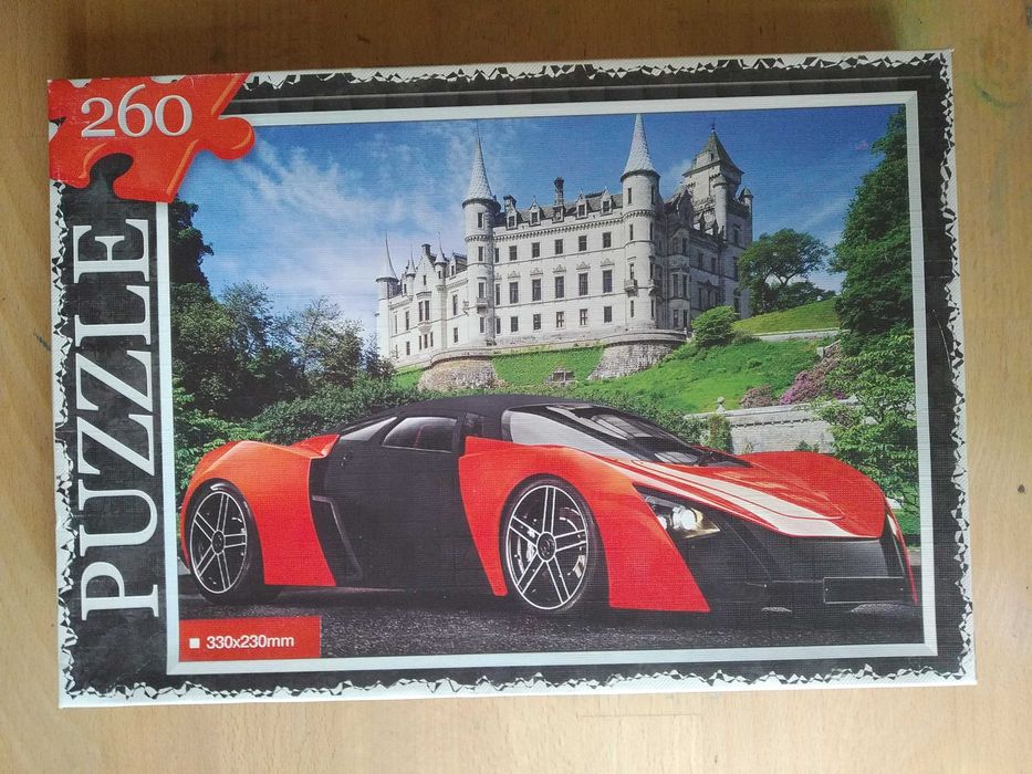 Пазлы Гоночная машина 260 элементов.