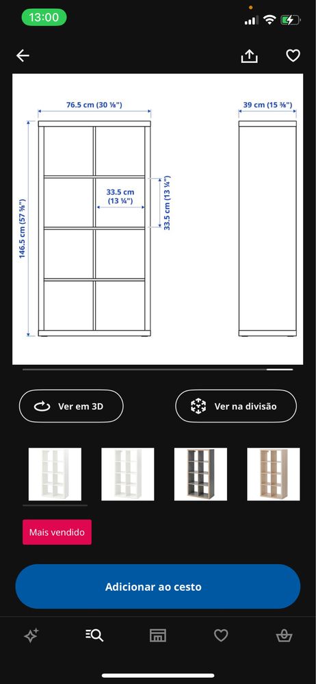 Armario estante IKEA KALLAX