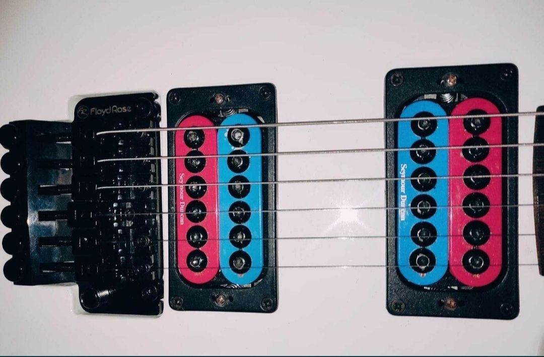 Gitara elektryczna Mayones z Seymour Duncan + Floyd Rose Ibanez Fender