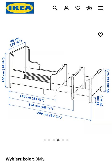 Lóżko dla dzieci ikea