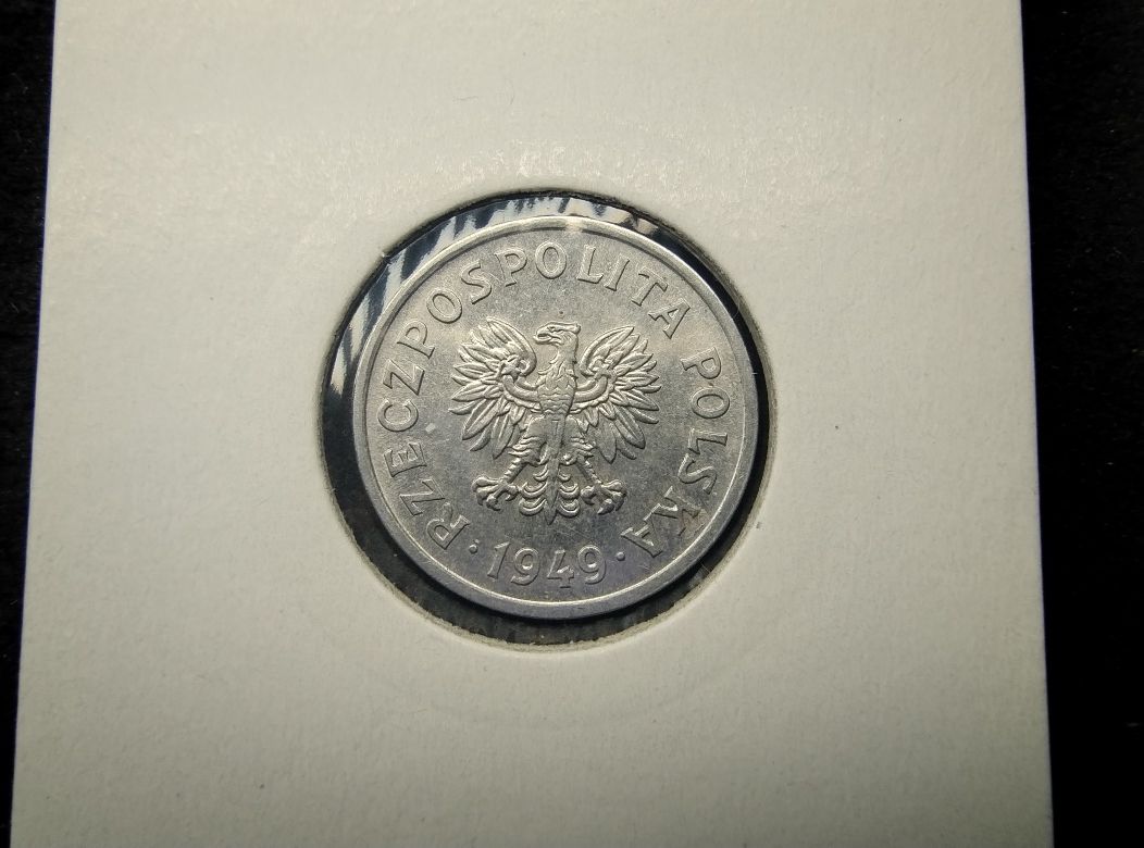PRL / RP 20 groszy 1949 rok okołomennicza
