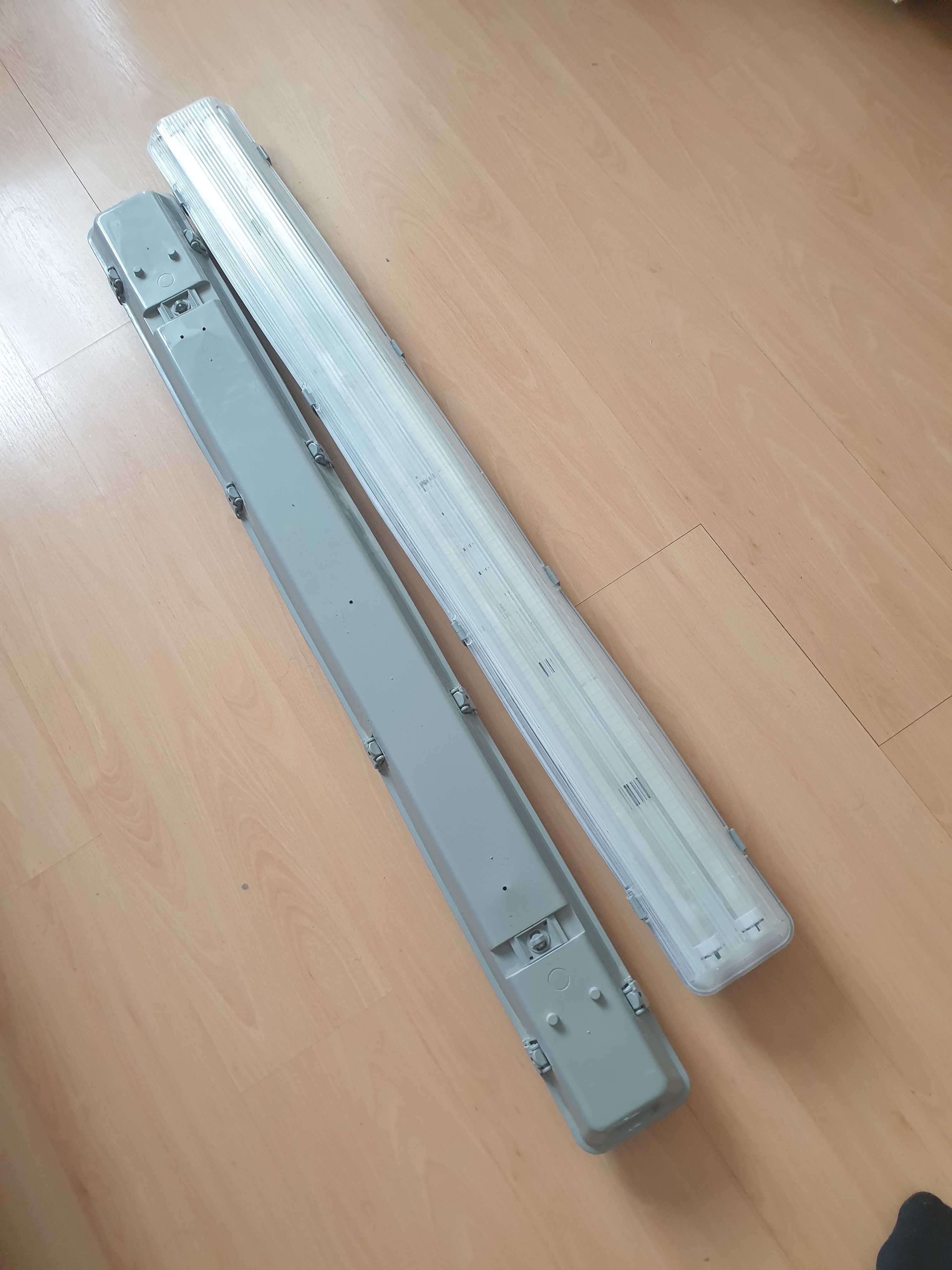 Oprawa hermetyczna lampa natynkowa 120cm+2 swietlowka LED 2×36W.