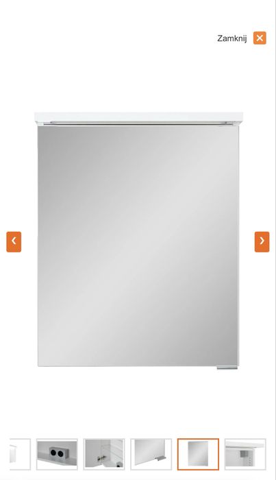 Astor Szafka lustrzana Eliza 50 cm
