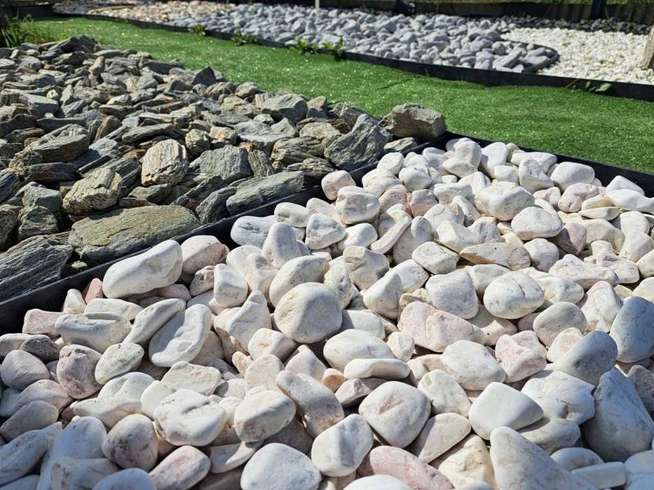 otoczaki białe, pastelowe niska cena, kamienie dekoracyjne