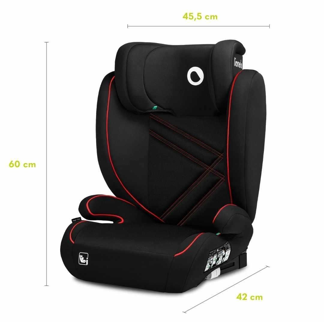 Fotelik Samochodowy Lionelo HUGO I-SIZE 100-150cm ISOFIX 15-36kg.