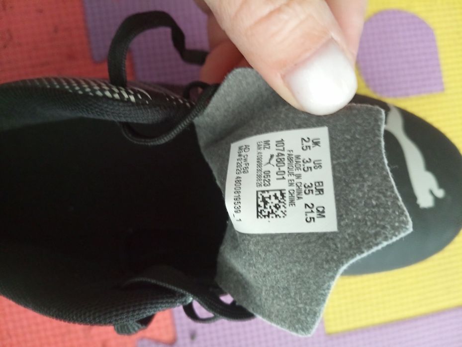 Chuteiras de criança da Puma