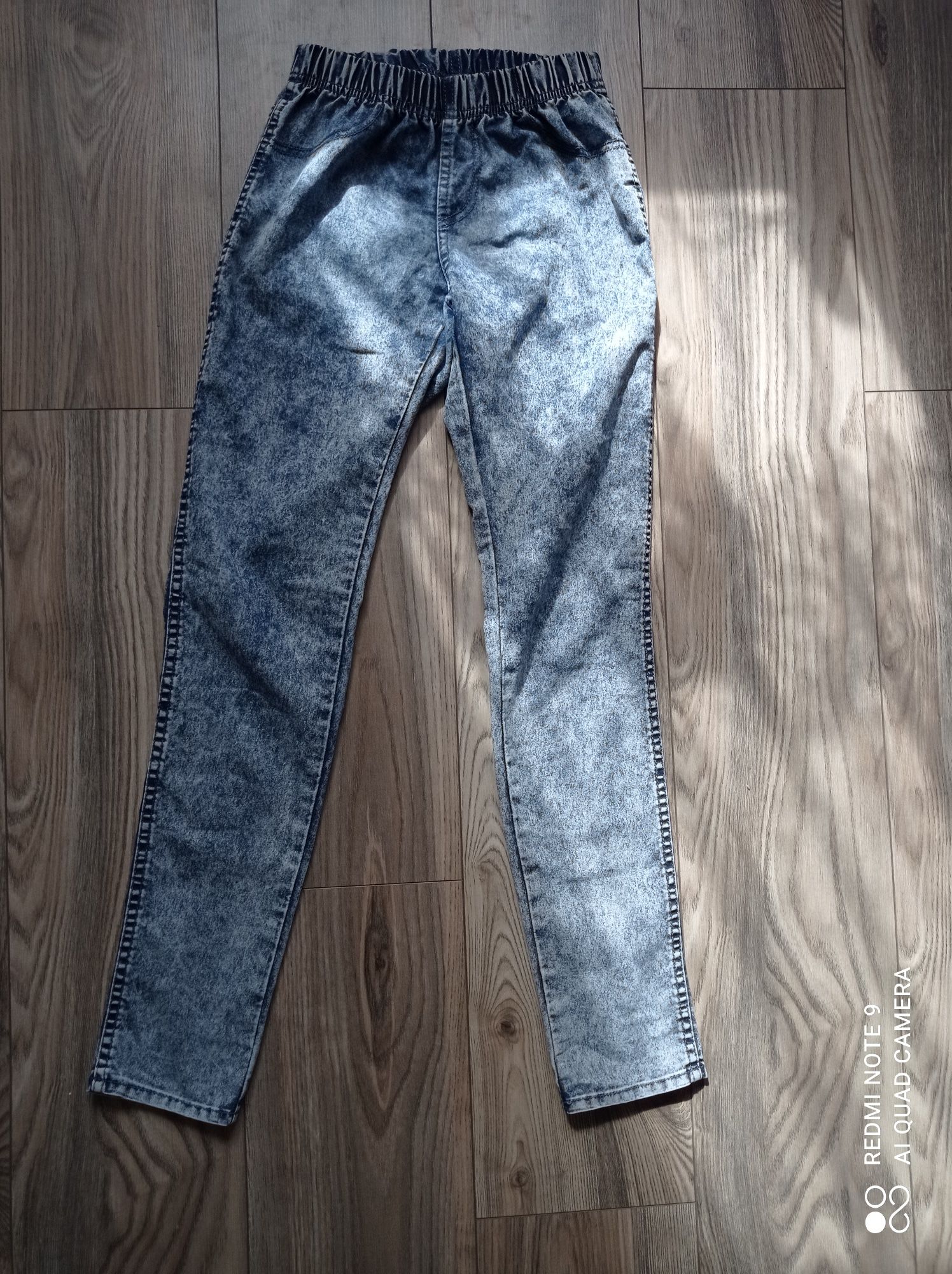 Legginsy imitujące jeansy