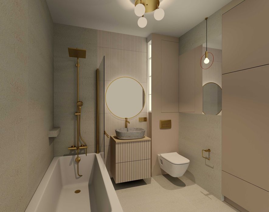 Projektowanie wnętrz . Wizualizacje 3D .