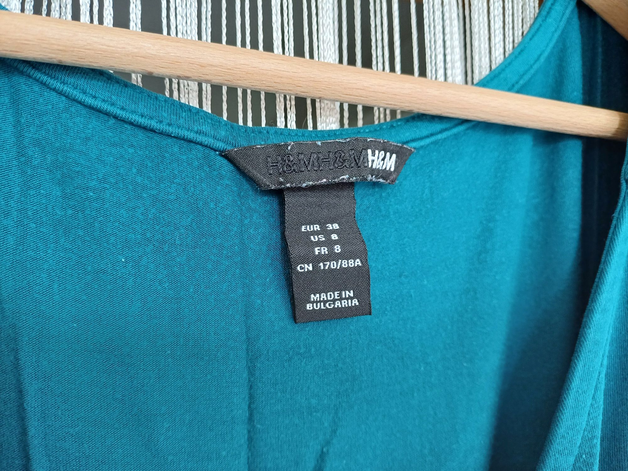 Vestido azul turquesa da H&M (38/M)