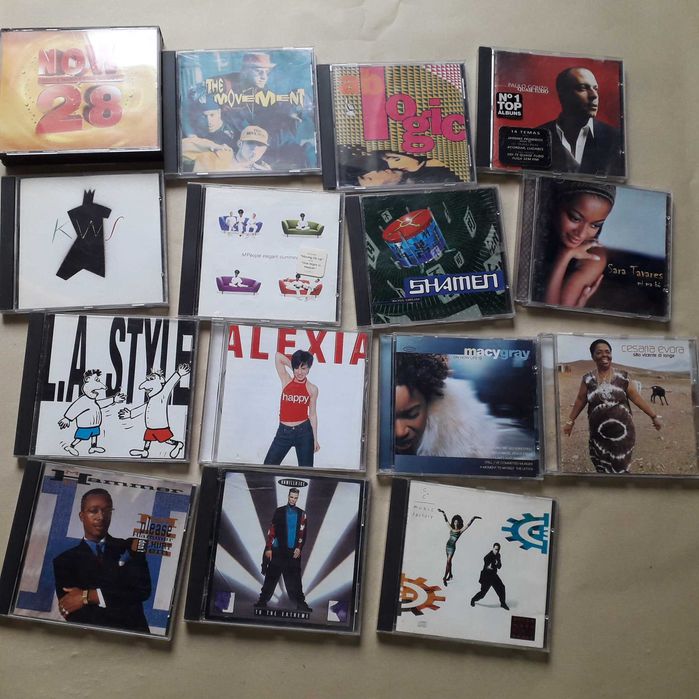 Conjunto de discos de vários géneros