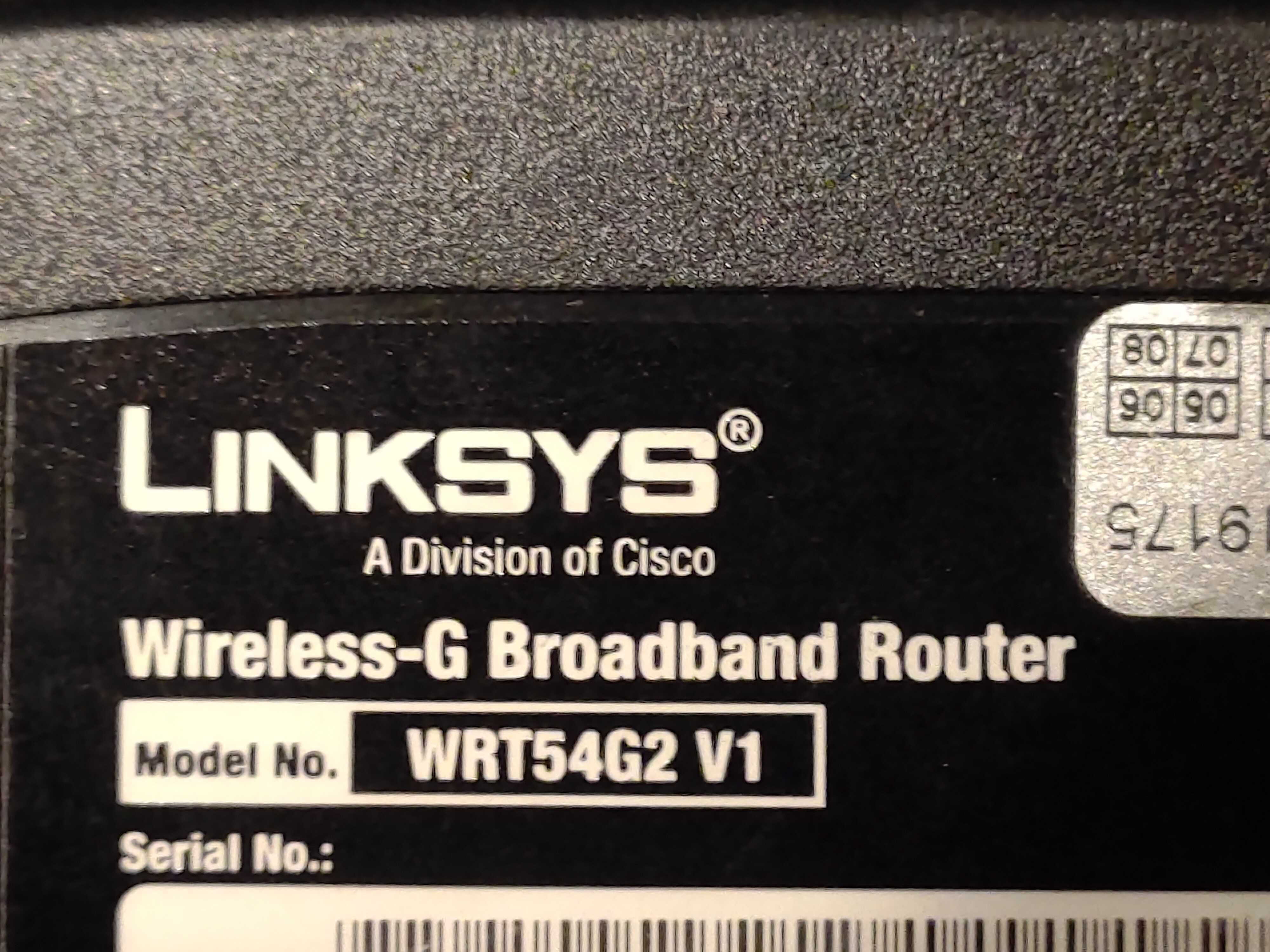 Router Linksys Cisco WRT54G2 v1 zasilacz LS120V05AE