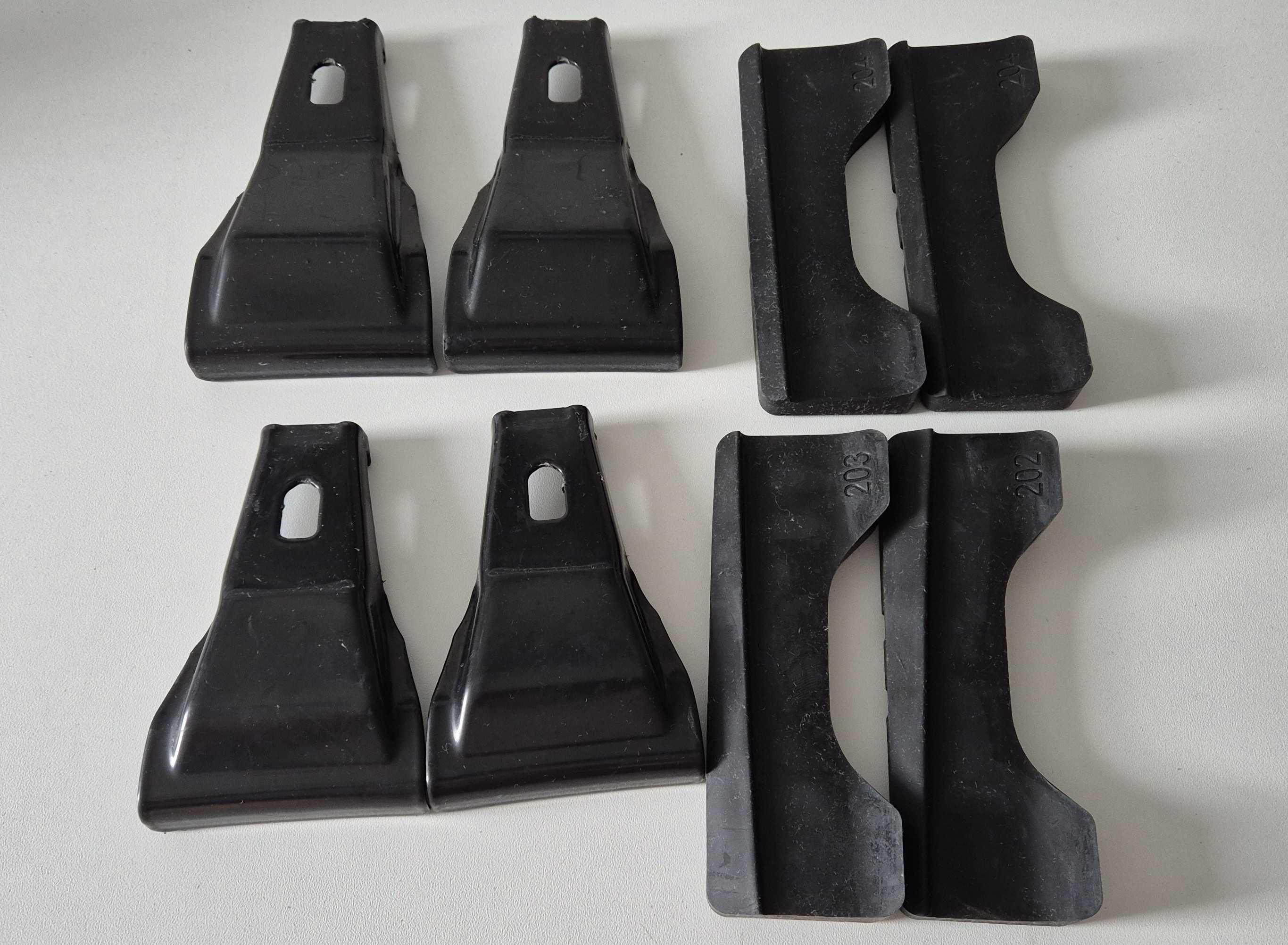 Stopy Thule Evo Clamp 710500 + kit 145079 MazdaCX5 lub 145046 HondaCRV
