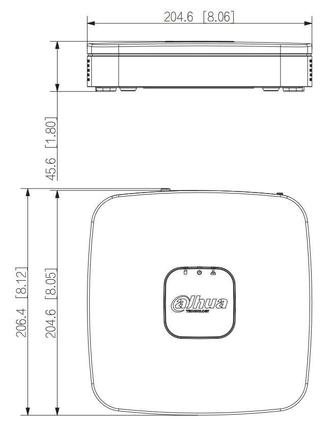 Rejestrator IP Dahua NVR2108-4KS3