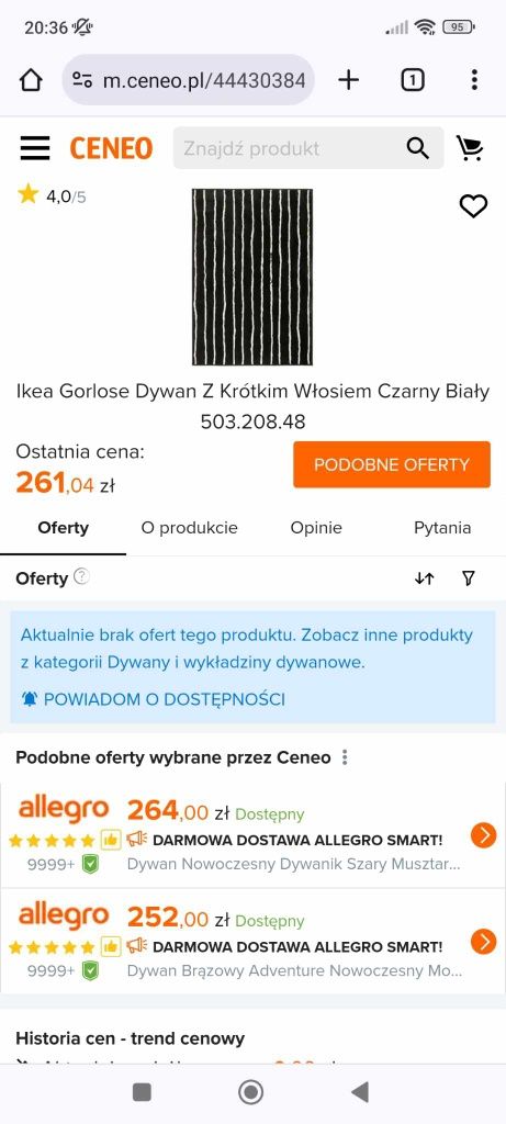 Sprzedam dywan nowy Ikea