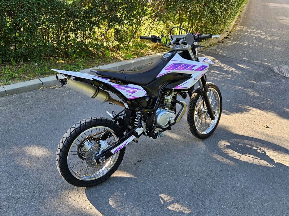 Yamaha wr 125 a1 b1 Leo Vince Zadbana Biała Idelana