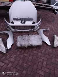 Peugeot 407 EZRC zderzak maska błotnik pas chłodnice