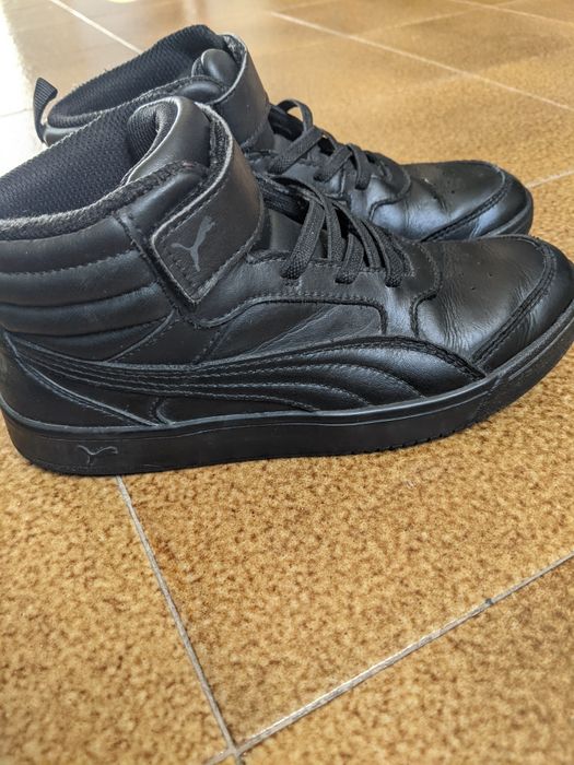 Детские ботинки puma 34 стелька 21.5 смфирменные кожаные в о личном со